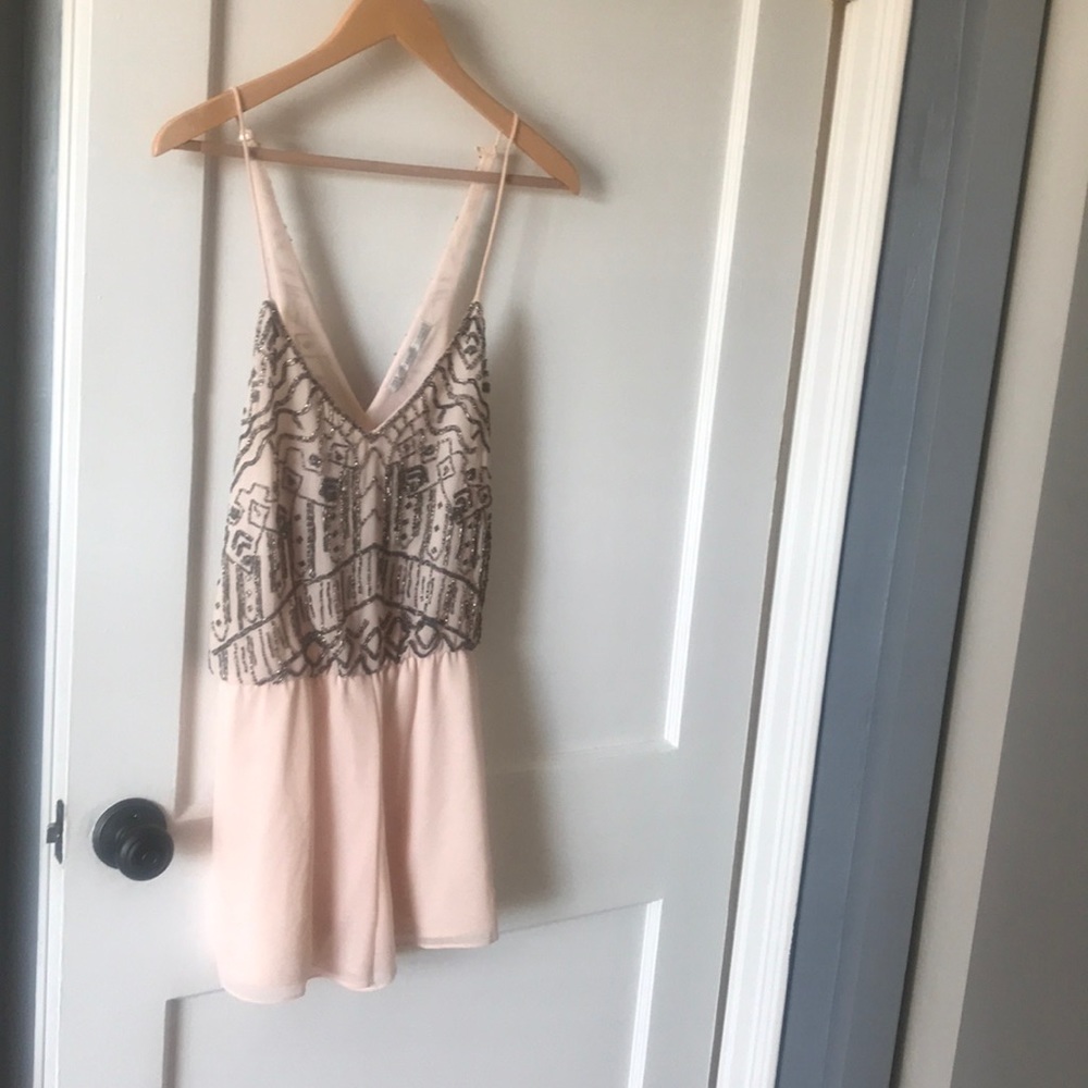 Zara blush romper - worn once